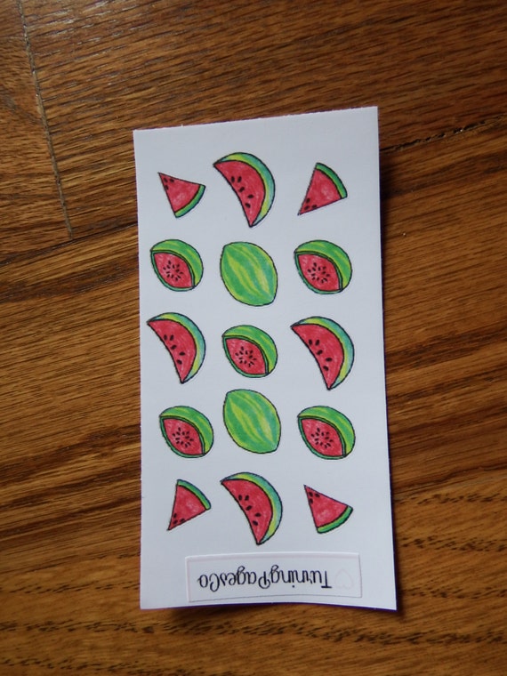 Watermelon Planner Stickers