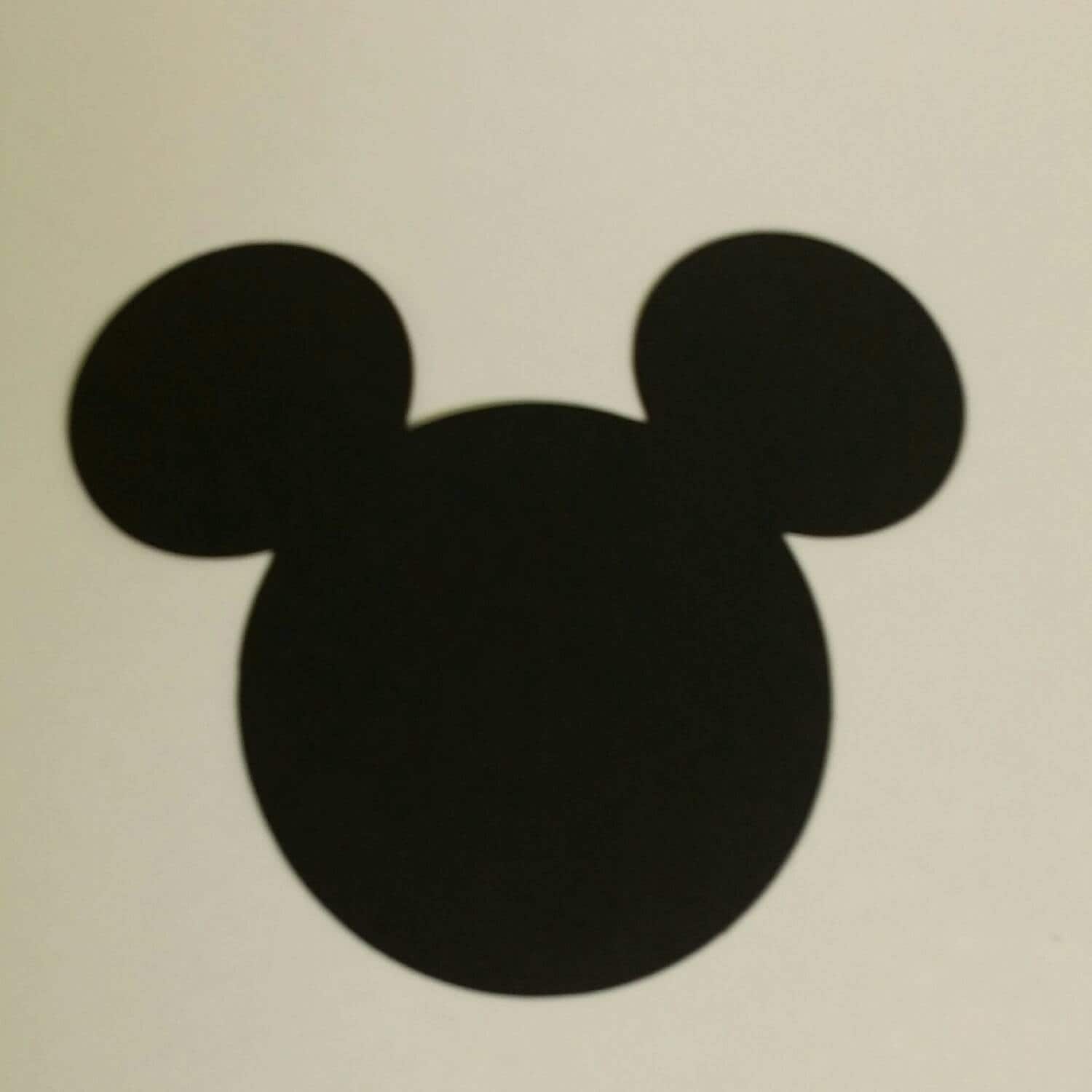 Mickey mouse cut outs