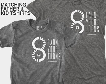 SALE! Matching Father Son Shirts, Dad and Baby Matching TShirts, Biking, Skiing, Racing, Gifts for Dad, Father Child Matching