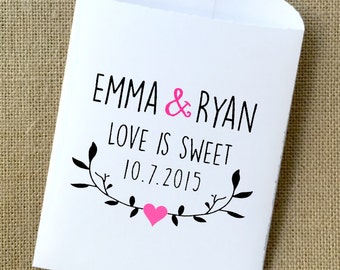 DIY Candy Bar Buffet Bags, Wedding Favors, Candy Bags, Love Is Sweet, Wedding, Candy Bags, Custom Wedding Favors, Party Favor