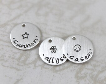 Add a Charm, for bracelet with Name Charms, single name charms, sterling silver charms, personalized name charm