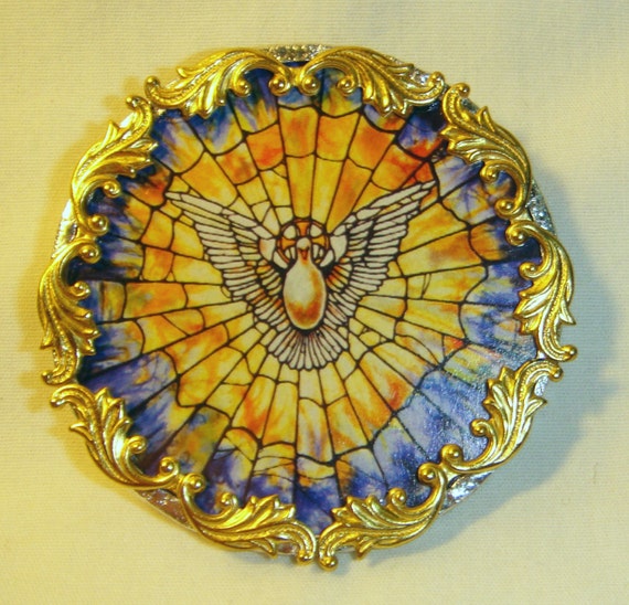 Holy Spirit Dove Pin & Pendant Icon inv1166