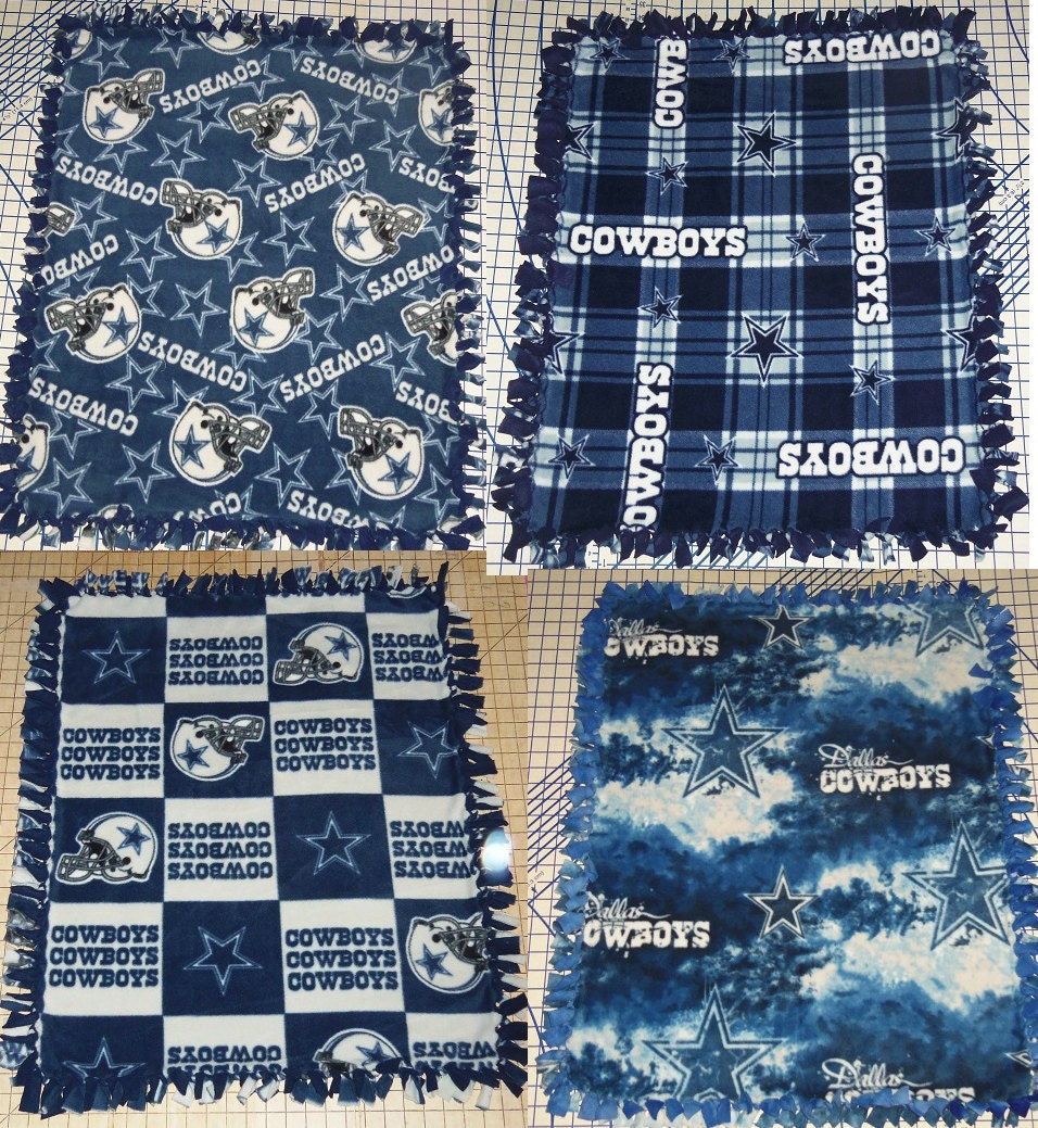 Dallas Cowboys Fleece Baby Blanket Hand Tied by ...