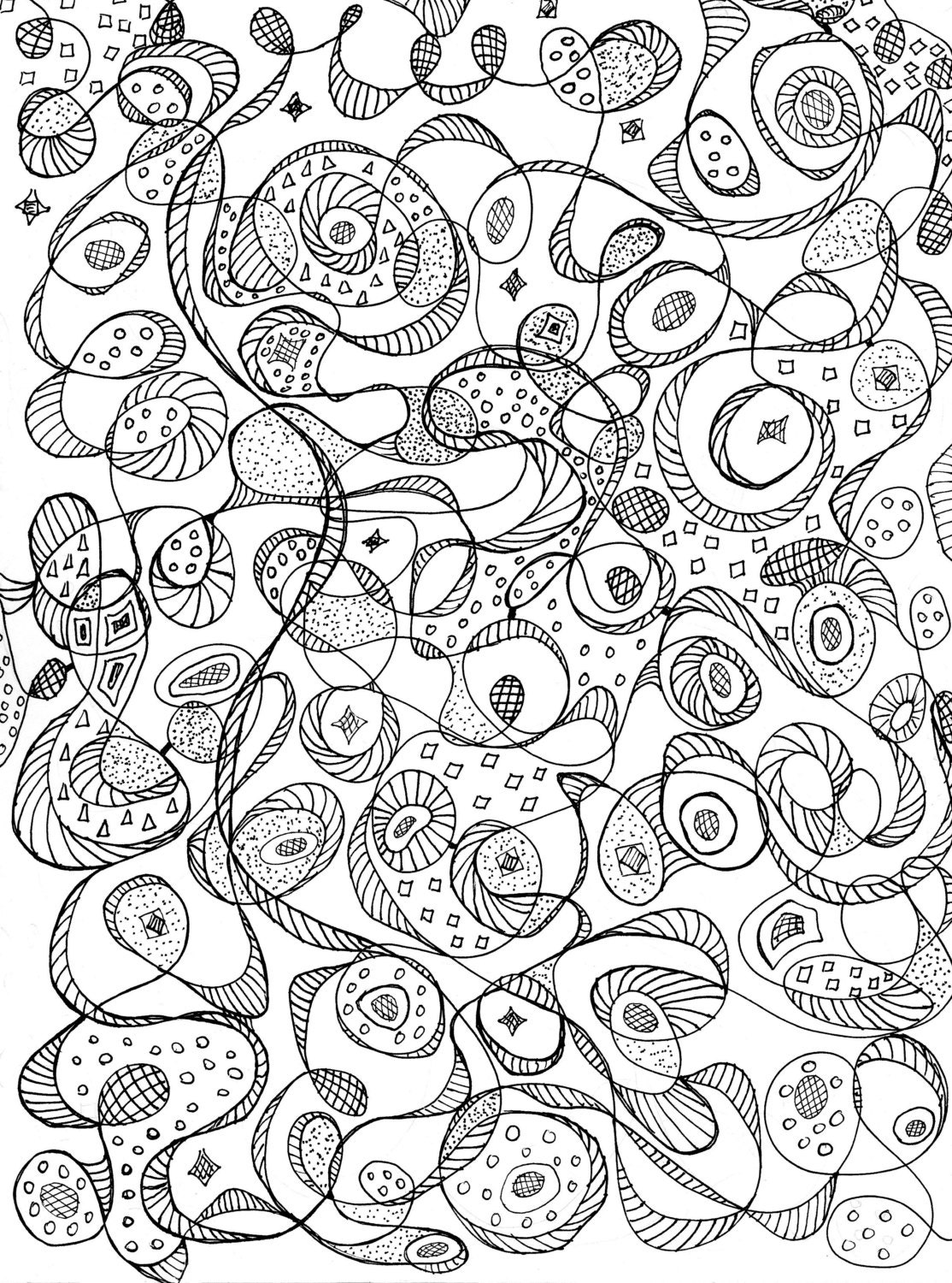 Abstract coloring sheet/page download