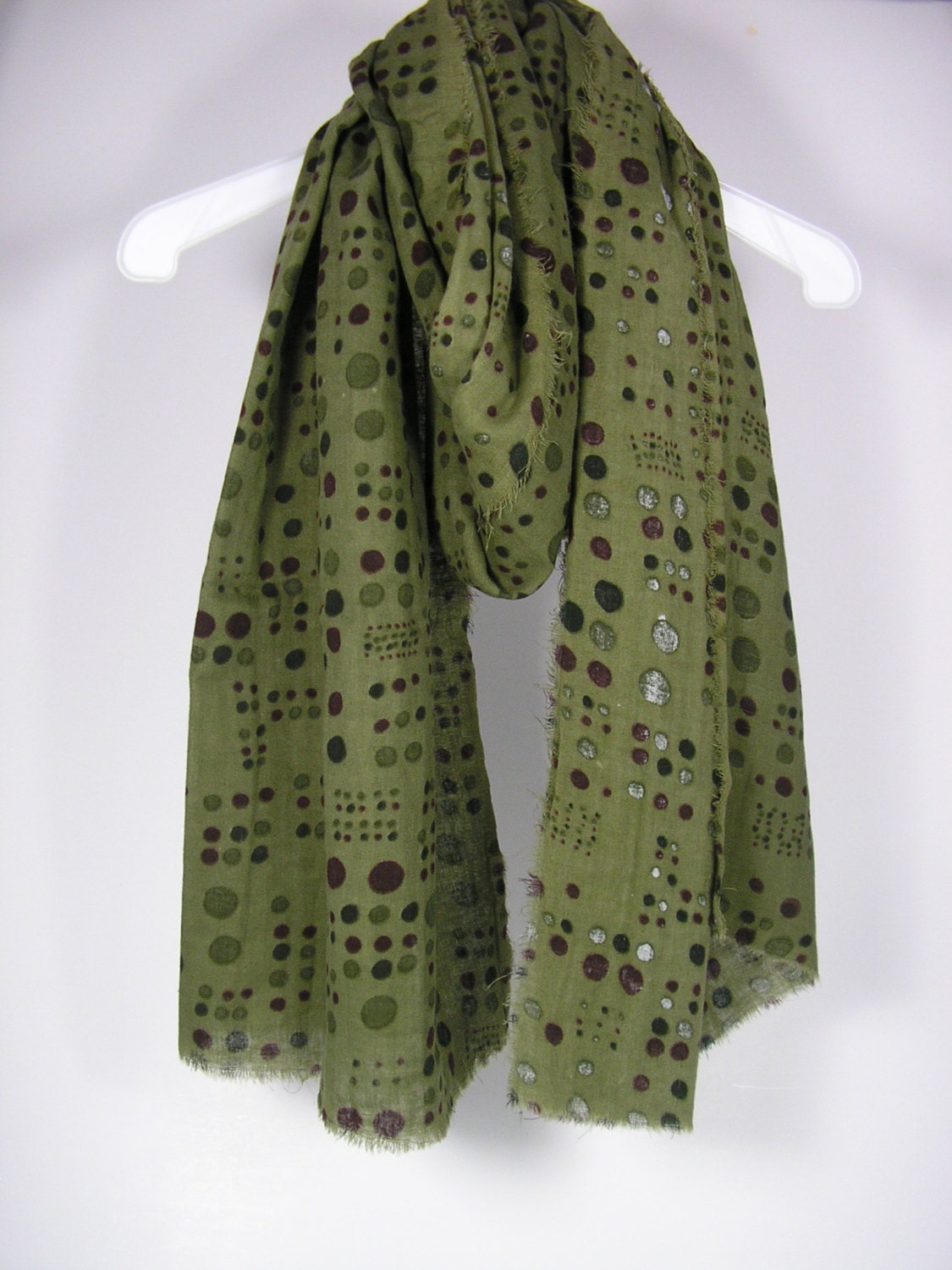 Army Green Scarves Army Chic Scarf Army Green Scarf by LooptheLoop