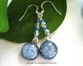 Frost Blue Glass Earrings – Dichroic Glass Jewelry – Hawaii Handmade Jewelry - Fused Dichroic Glass - Fashion Jewelry Frost Blue Glass Earrings – Dichroic Glass Jewelry – Hawaii Handmade Jewelry - Fused Dichroic Glass - Fashion Jewelry