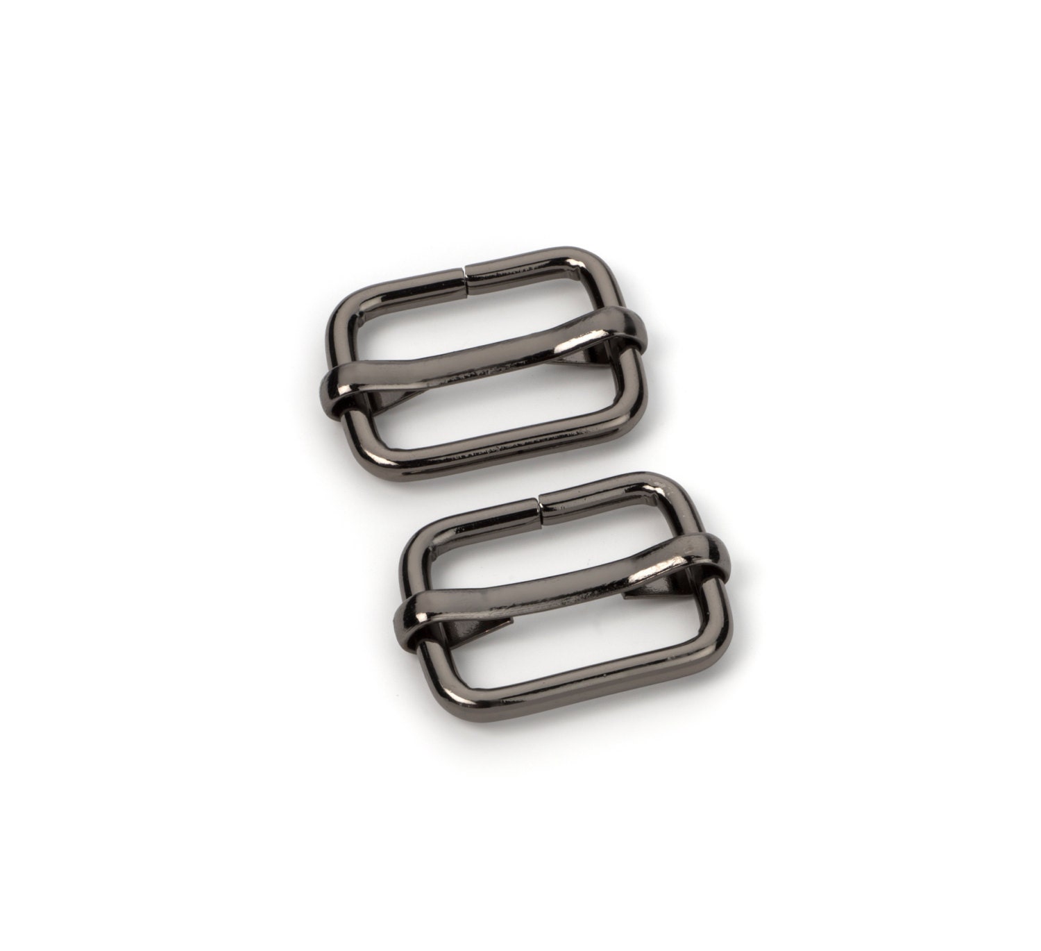 10pcs 3/4 Adjustable Slide Buckle Black Nickel