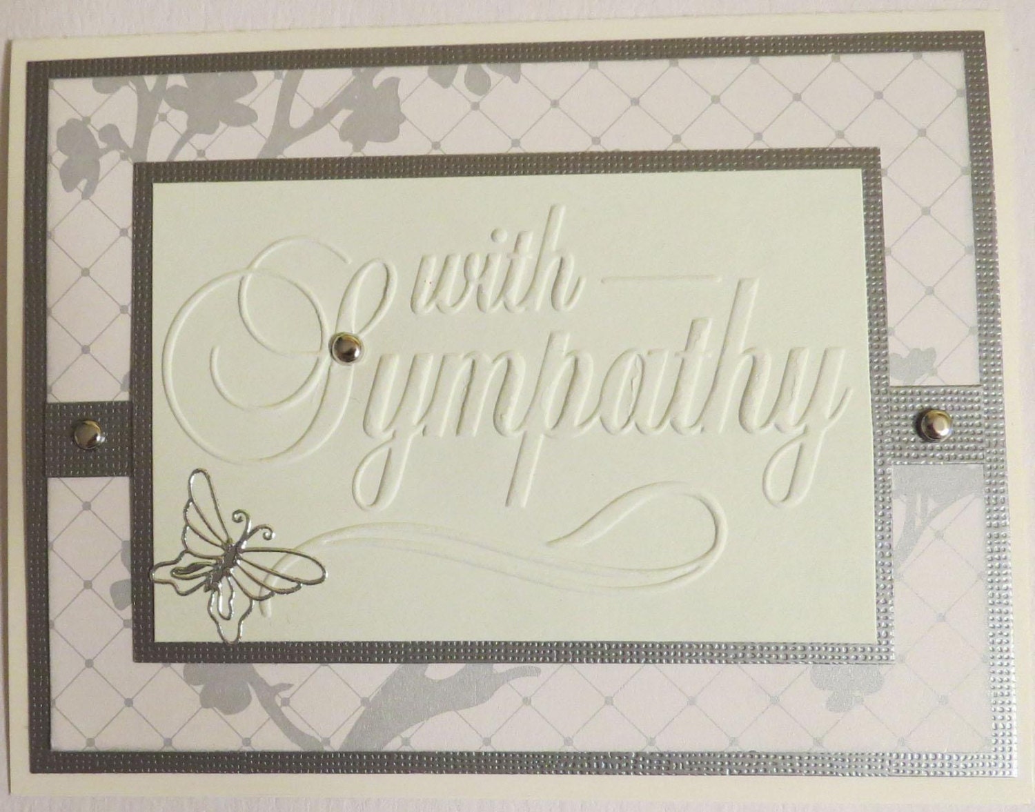 Darice A2 Embossing Folder With Sympathy 1218121 from ClearbagsRUs on Etsy Studio