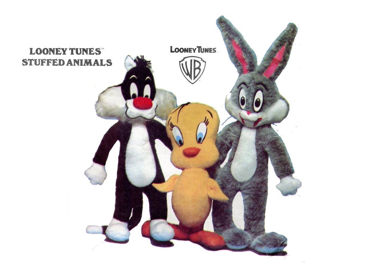 looney tunes characters stuffed animals