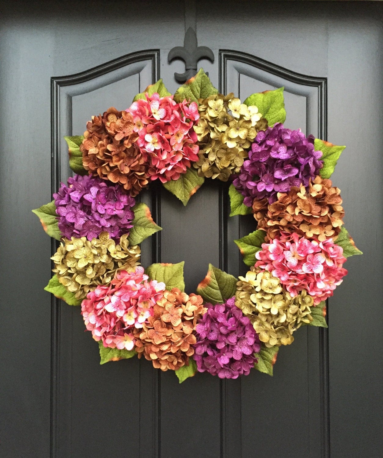 SUMMER WREATHS Front Door Wreaths Spring Hydrangea Wreath   Il Fullxfull.783984845 Byhy 