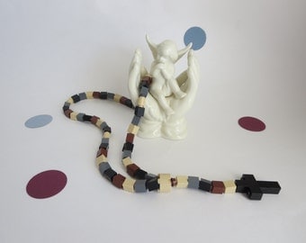 Catholic Rosary made of Lego Bricks - Camouflage Lego Bricks Rosary