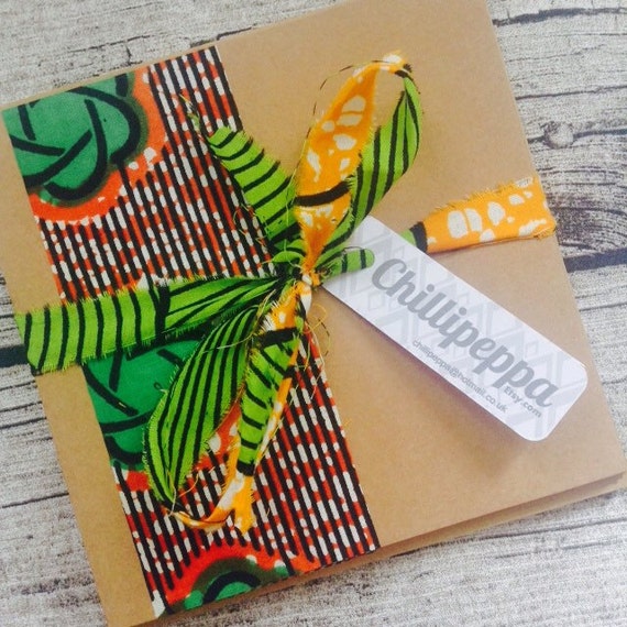 African Print Invitation Cards 4