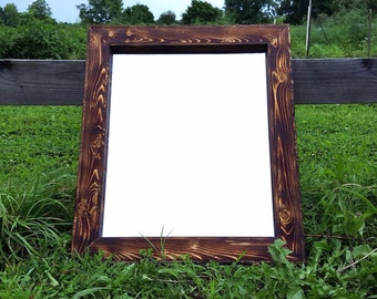 Wood Mirror - Rustic Home Decor - Cabin