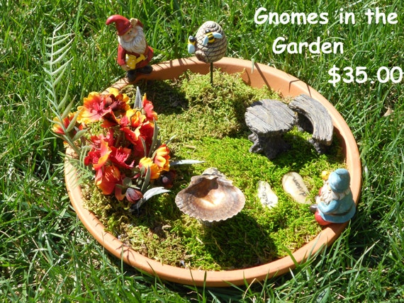 Items similar to Gnomes in the Garden on Etsy