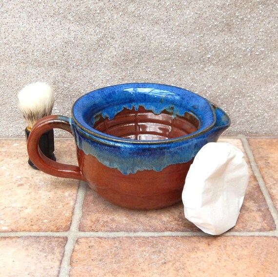 Shaving scuttle shave bowl hand thrown in by CaractacusPots