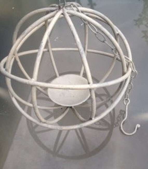 Stunning Large Metal Orb Candle Holder by Uptown Vintage