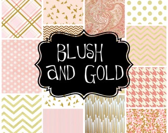 Little and Big Guy NECKTIE Tie - Blush and Gold Collection - (Newborn-Adult) - Baby Boy Toddler Teen Man - Spring Easter