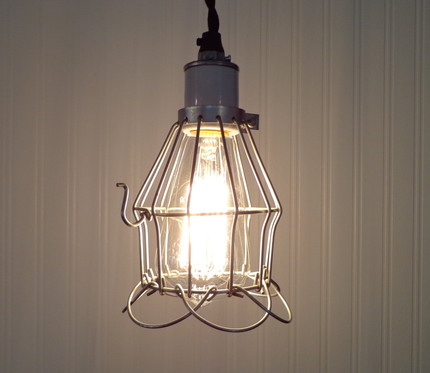 Vintage Industrial Cage PENDANT Light With Edison Bulb   Il Fullxfull.771421949 Qreu 