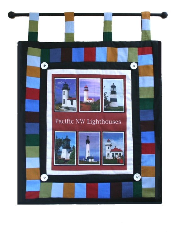 Lighthouse Fabric Panel