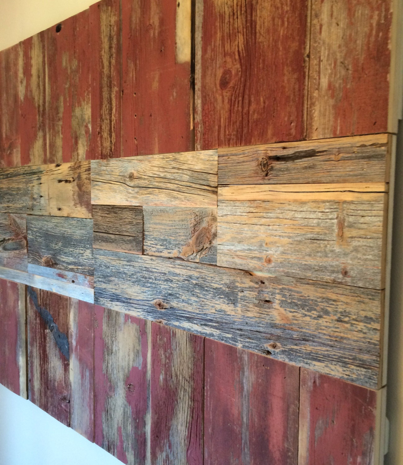 Modular Reclaimed Barn Wood Wall Panels by Prairiewoodworking