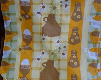 Vintage Kitchen Fabric, Mid Century Graphics, One WayDesign Fabric