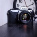 RESERVERD for David Palethorpe ||| Handmade Black leather camera case and strap combo for FM,FM2,FE,FE2,FM3a