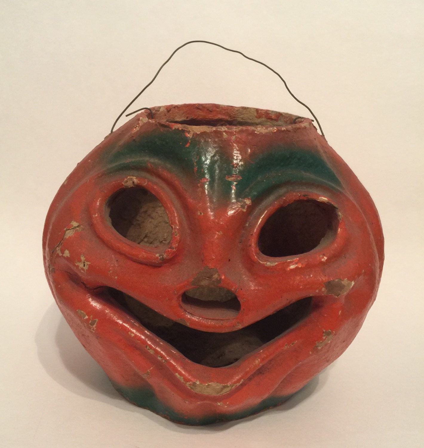 large-vintage-paper-mache-pumpkin