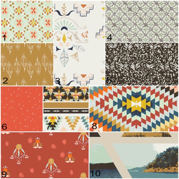 Crib bedding Nursery Crib Set Bear Tribal Aztec Native