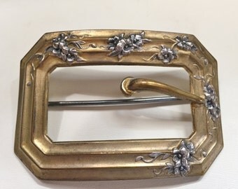 Victorian Sash Pin or Brooch Art Nouveau Fishel Nessler