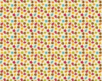 Riley Blake Designs Harvest Acorns Cream - 1 yard