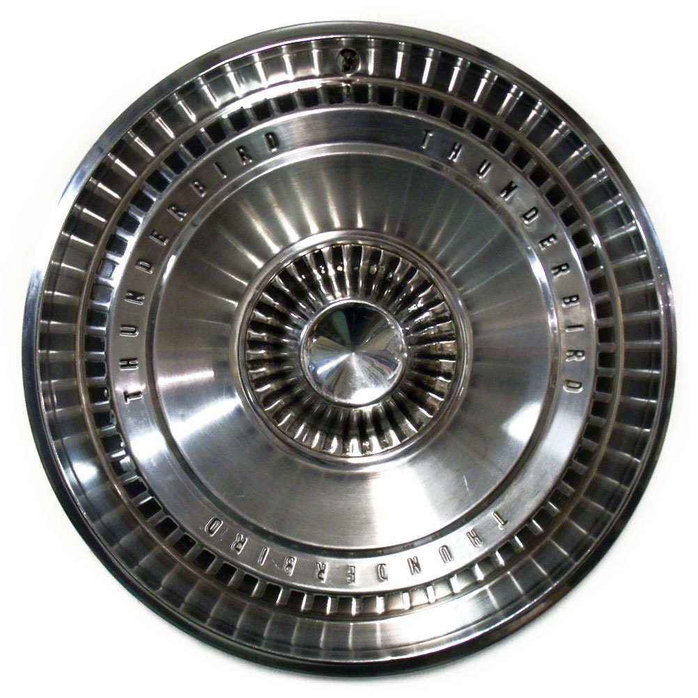 Vintage 1965 Ford Thunderbird Hubcap TBird Hub Cap Tbird