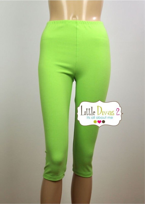 lime green capris