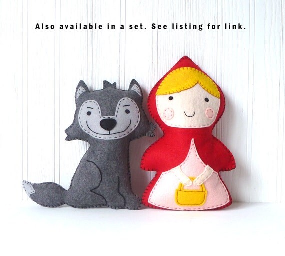 Little Red Riding Hood Sewing Pattern by LittleSoftieShoppe