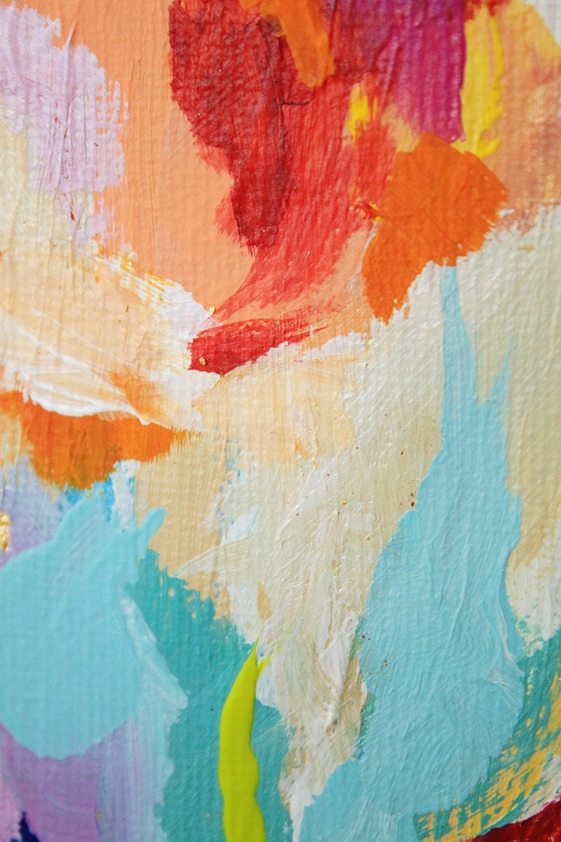 Modern Abstract Painting Vibrant Acrylic Painting Original