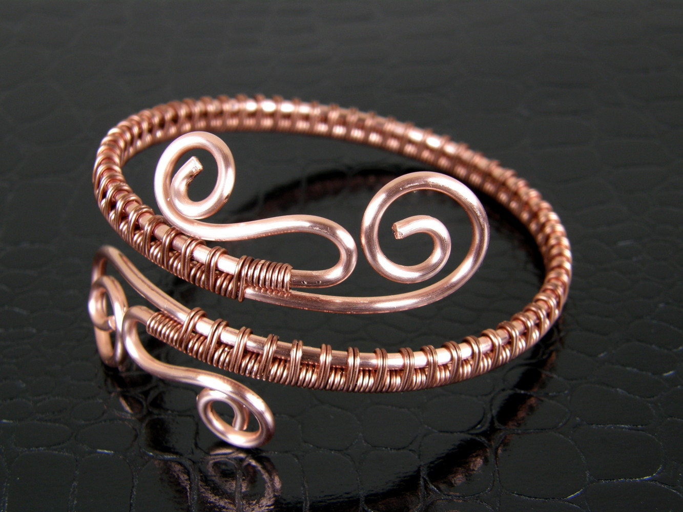 Copper Wire Bracelet 020 Handmade Bracelet Copper Bangle