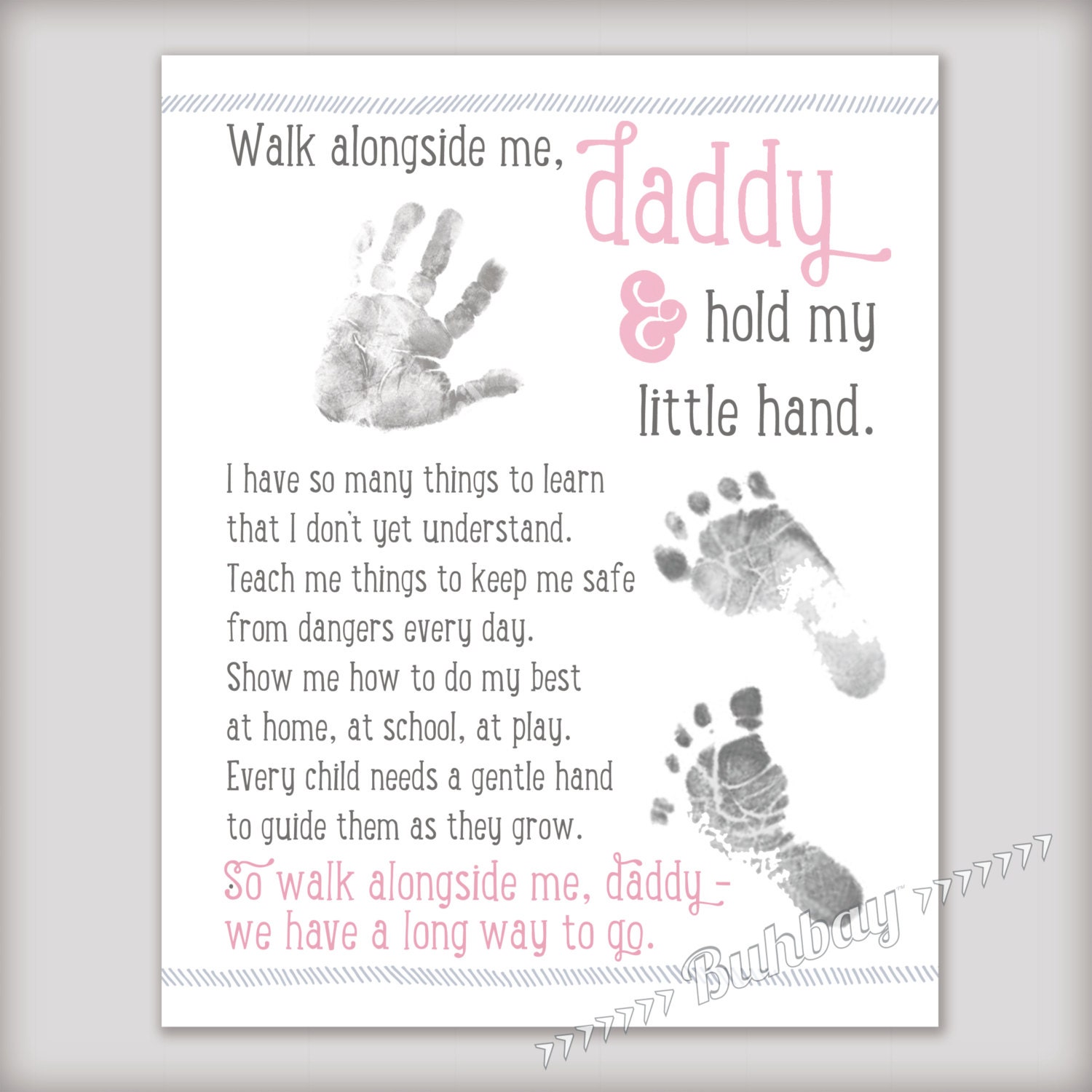 Walk Alongside Me Daddy Poem Free Printable Printable Templates