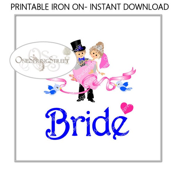 Free Printable Wedding Iron On Transfers | items similar to disney iron on transfer bride groom Free Printable Wedding Iron On Transfers | items similar to disney iron on transfer bride groom