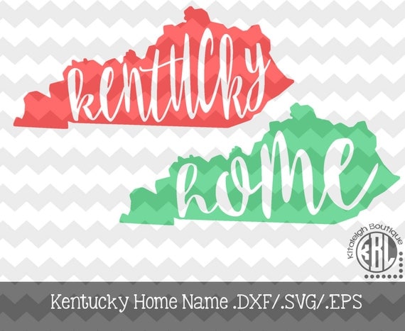 Kentucky Home  Name design  pack DXF  SVG EPS File for use
