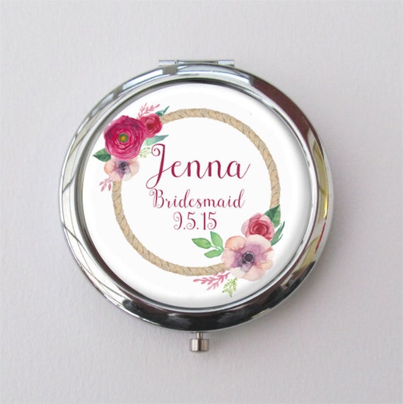 Pocket Gift, Bridesmaid Mirror, Bridesmaid gifts Compact   bridesmaid Mirror, mirror  Compact