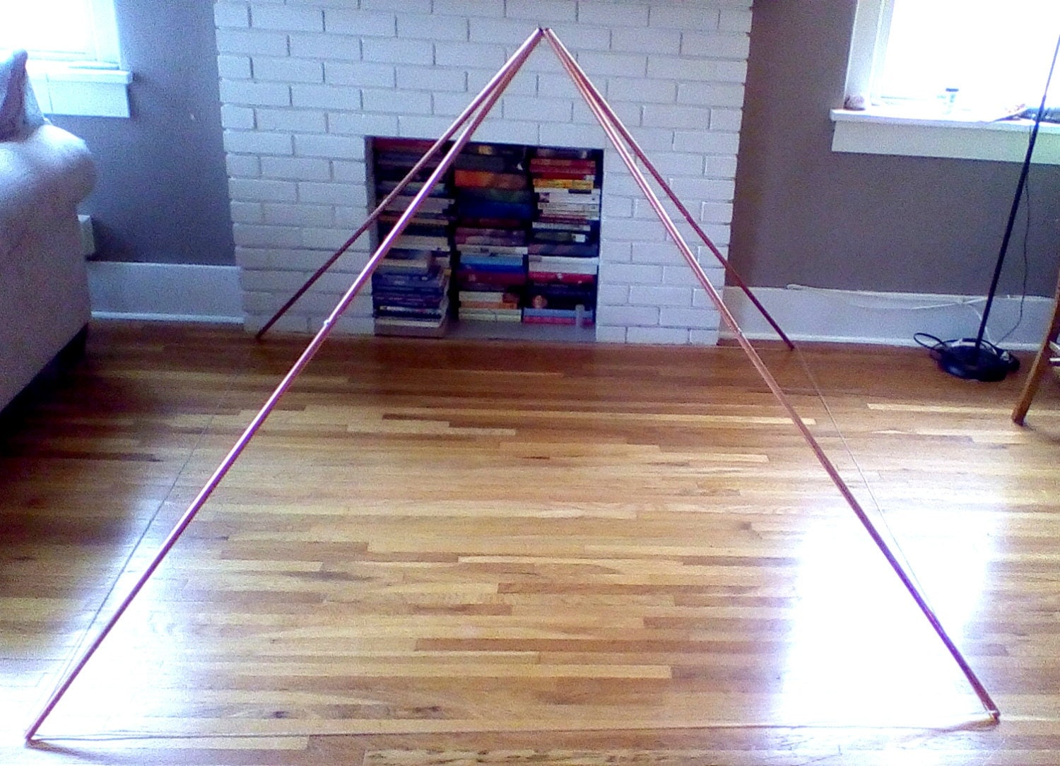 Copper Pyramid. Copper Meditation Pyramid by meditationpyramids