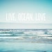 Ocean photography beach scene 8x10 print nautical decor waves