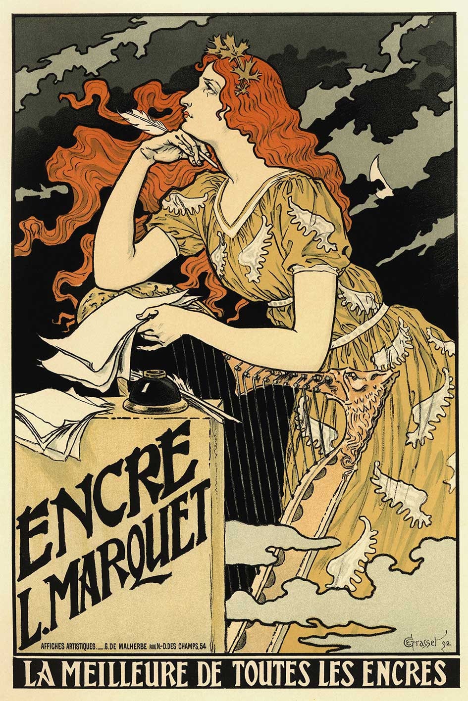 Art nouveau poster Eugene Grasset Art nouveau print