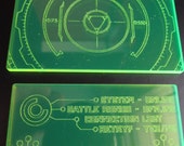 1/12 Busou Shinki scale computer HUD & keypad