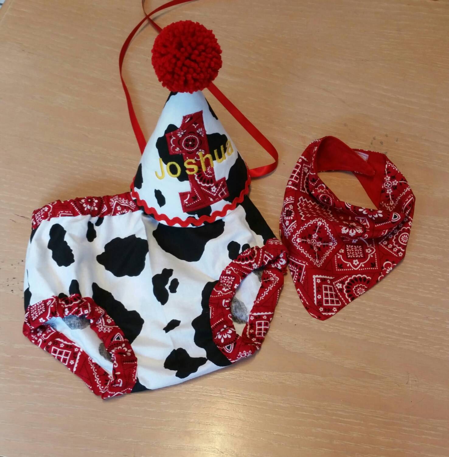 Boy cake smash outfit cowboy cake smash first birthday