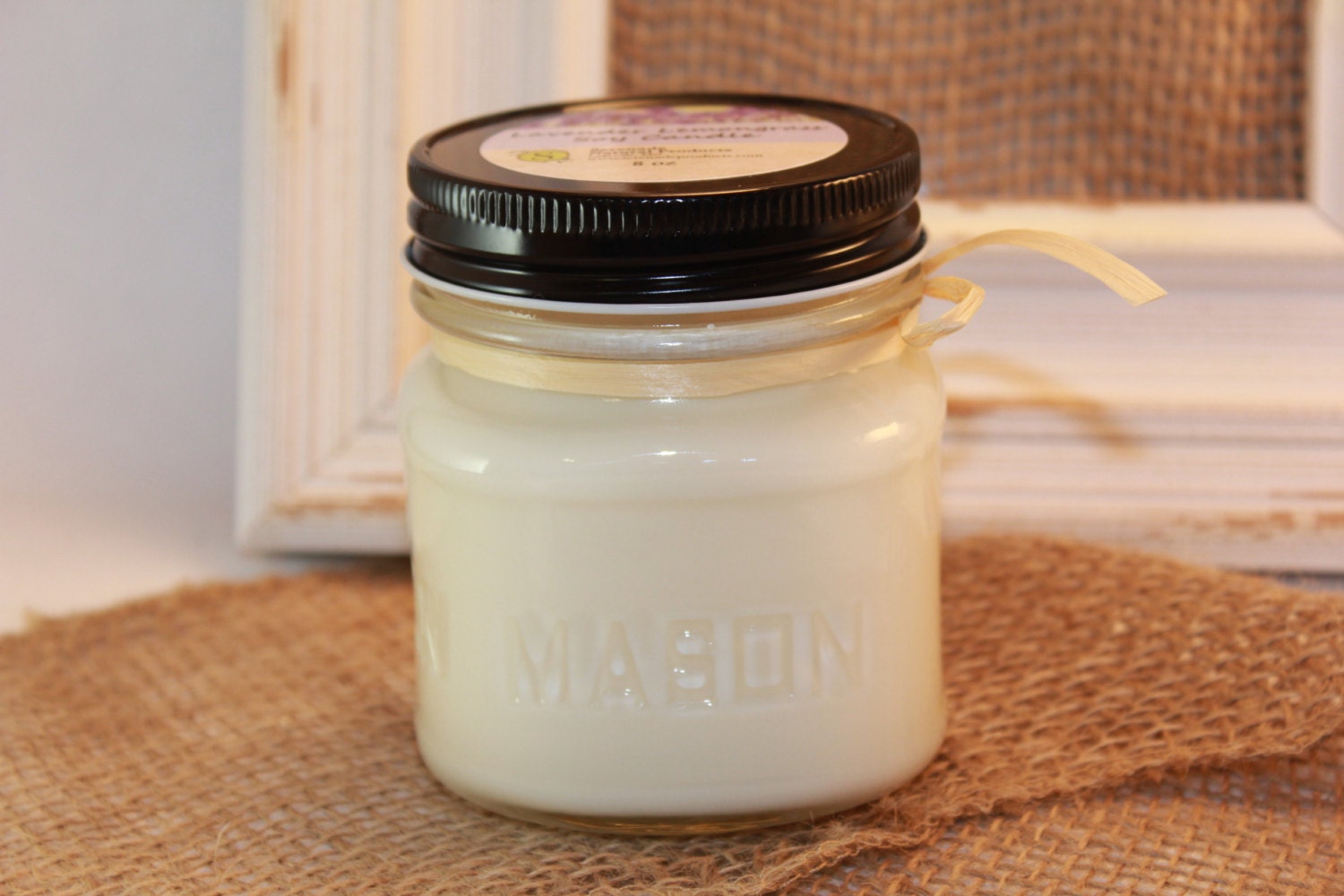 Lavender Lemongrass Soy Candle by SerenadeNaturals on Etsy