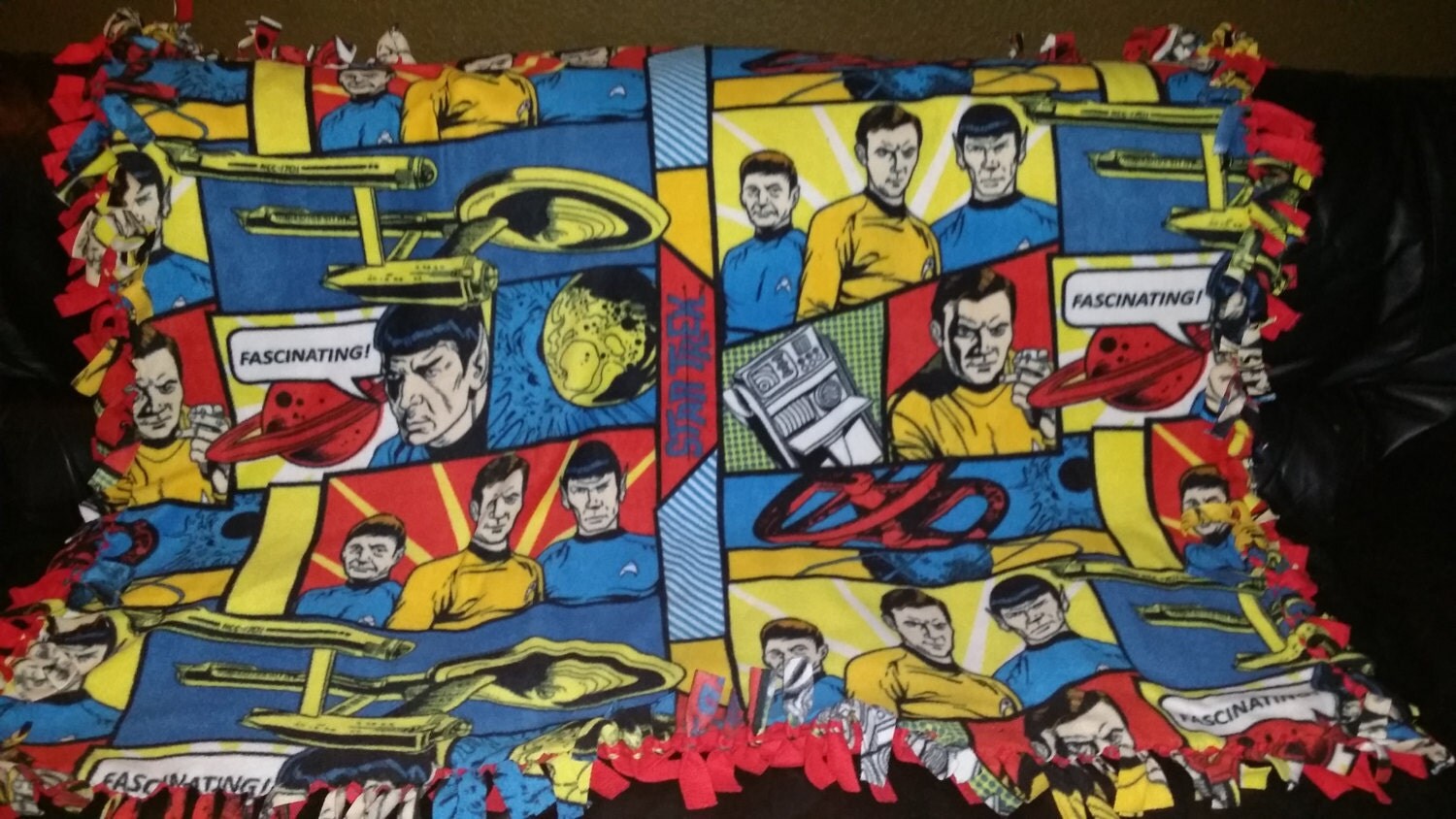 Star Trek Fleece Tie Blanket