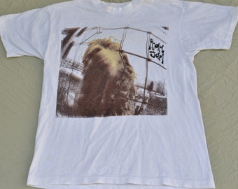 1993 Pearl Jam European Tour "Vs." Why Are Sheep Afraid? T-Shirt Size Large 90's Alternative Grunge Tee Shirt