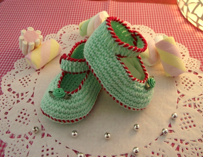 CROCHET BABY Shoes PATTERN Little Lilly Baby crochet Shoes