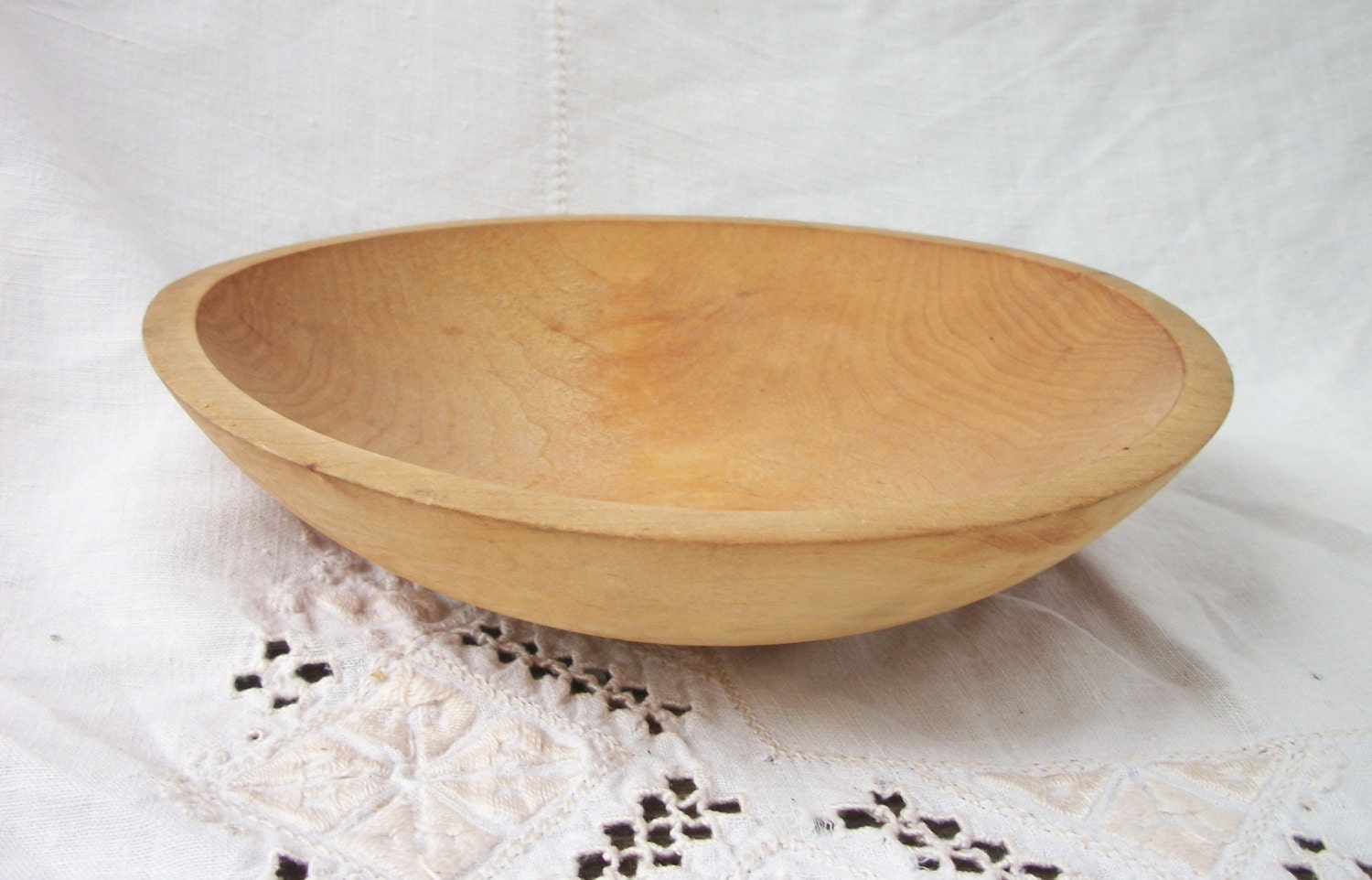 Vintage Dry Wooden Herb Chop Bowl by AtomicTreasureHunter on Etsy