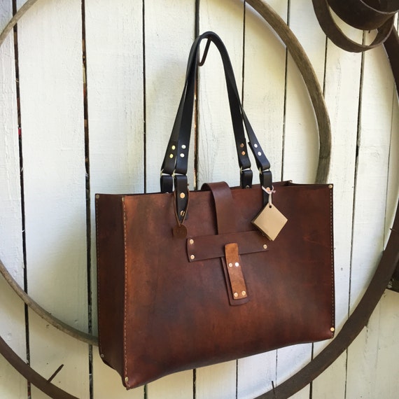 etsy leather handbags